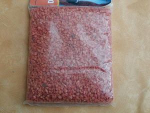 500 Gramm Dekogranulat-fein-dunkelorange