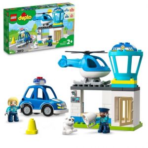 Duplo Polizeistation mit Hubschrauber